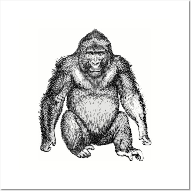 Gorilla Wall Art by Ebazar.shop